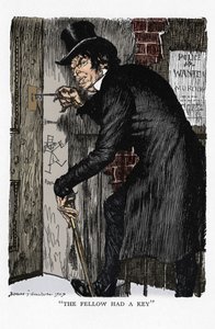 罗伯特·路易斯·史蒂文森（Robert Louis Stevenson）的《杰基尔博士和海德先生的奇怪案》中的场景，1927年