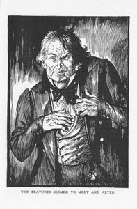 罗伯特·路易斯·史蒂文森（Robert Louis Stevenson）的《杰基尔博士和海德先生的奇怪案》中的场景，1927年
