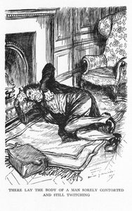 罗伯特·路易斯·史蒂文森（Robert Louis Stevenson）的《杰基尔博士和海德先生的奇怪案》中的场景，1927年