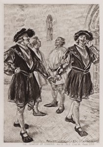 The Comedy of Errors, Act V, Sc I (litho) 作者 埃德蒙·约瑟夫·沙利文