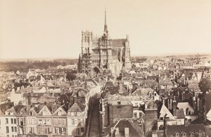 亚眠，1855年。 作者 爱德华·巴尔杜斯（Edouard Baldus）