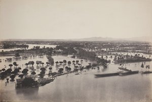 1856年的阿维尼翁洪水 阿维尼翁，1856年。 作者 爱德华·巴尔杜斯（Edouard Baldus）
