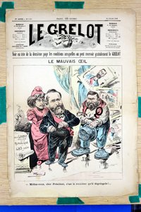 彩色讽刺诗《Le Grelot》的封面