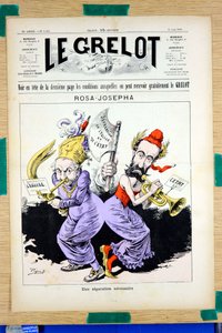 Le Grelot》的封面，第1054号，彩色讽刺作品