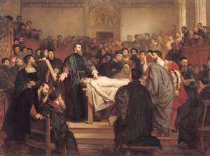 安德烈亚斯维萨利斯（1514-64）在帕多瓦，1859年