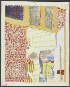 粉色壁纸的室内装饰 III》，选自《风景与室内装饰》，图版七