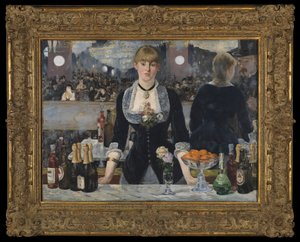 Folies-Bergere的酒吧，1881-82（另见2536） 作者 爱德华·马奈