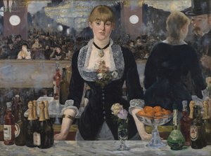 位于Folies-Bergere的酒吧，1881-82