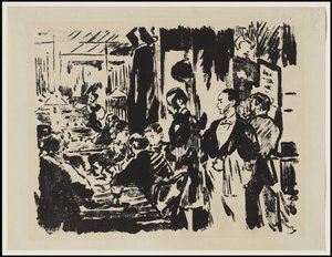 在咖啡厅，1874年 作者 爱德华·马奈