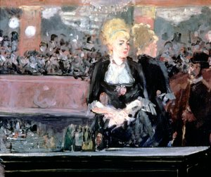Folies Bergere酒吧，1881年 作者 爱德华·马奈