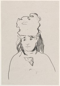 Berthe Morisot, 1872年。 作者 爱德华·马奈