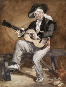 法语  Le Chanteur espagnol 西班牙歌手 作者 爱德华·马奈