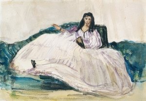 珍妮·杜瓦尔（Jeanne Duval）-La Maitresse de Baudelaire。嗯1862 作者 爱德华·马奈