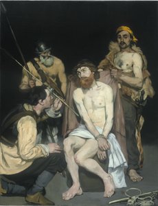 耶稣被士兵嘲弄，1865年 作者 爱德华·马奈