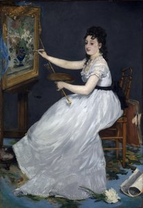 爱德华·马奈 (1832-1883) 伊娃·冈萨雷斯 (1849-1883) 布面油画 1870 年伦敦国家美术馆 191x133,4 作者 爱德华·马奈