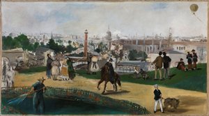 挪威文：  1867 年巴黎世界博览会景观 1867 年世界博览会景观 作者 爱德华·马奈