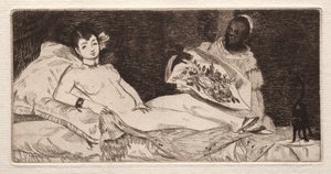 1867年，奥林匹亚。 作者 爱德华·马奈