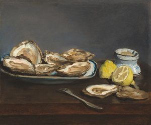 牡蛎，1862年。 作者 爱德华·马奈