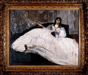 波德莱尔的情妇让娜-杜瓦尔的画像。爱德华-马奈（1832-1883）的画作 作者 爱德华·马奈