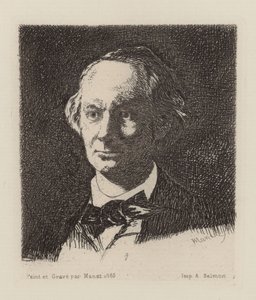 诗人查尔斯·鲍德莱尔的肖像1821-1867年 作者 爱德华·马奈