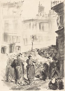 街垒 街垒，1871年。 作者 爱德华·马奈