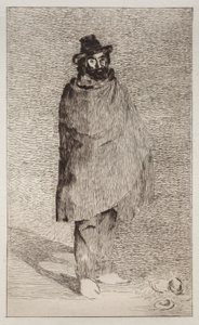 哲学家》（蚀刻版画和干点画法） 作者 爱德华·马奈