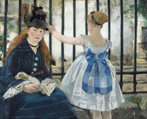 铁路》，1873年。 作者 爱德华·马奈