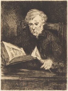 读者》 Le liseur, 1861年。 作者 爱德华·马奈