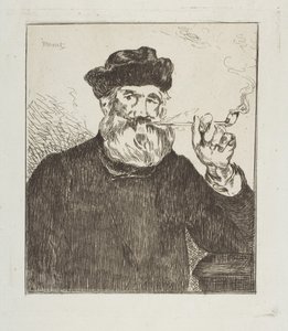 吸烟者吸烟者，1866-67年。 作者 爱德华·马奈