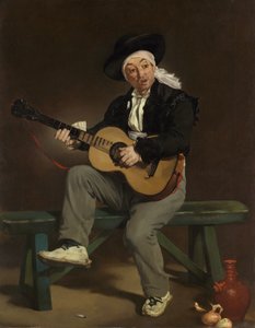 西班牙歌手，1860年。 作者 爱德华·马奈
