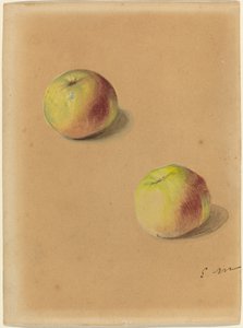 两个苹果，1880年。 作者 爱德华·马奈