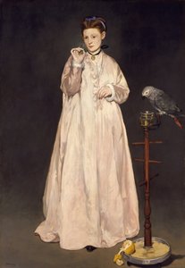 1866年的年轻女士，1866年 作者 爱德华·马奈