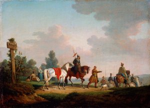 1812年的游击队》，1820年。   作者 爱德华·斯韦巴赫