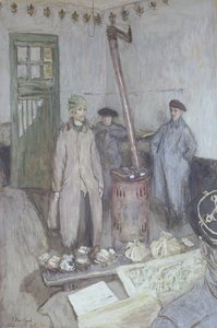 1917年，一名法国军官审讯了一名德国囚犯 作者 爱德华·维拉德