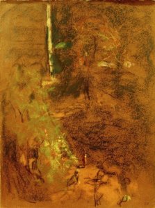 文蒂米利亚广场在晨雾中 作者 爱德华·维拉德