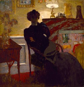 Hessel夫人在家，c.1908 作者 爱德华·维拉德