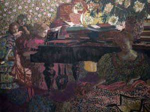 音乐（细节） 作者 Edouard Vuillard