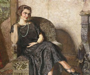 Fridette Satton夫人的画像，1923年 作者 爱德华·维拉德