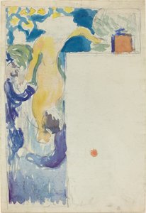 自由剧院的节目设计[直页]，约1890年。 作者 爱德华·维拉德