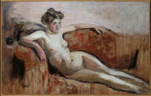 斜倚裸体，c.1919-20