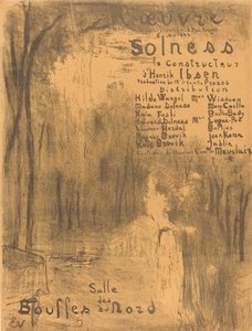 建设者索尔内斯，1894年。 作者 爱德华·维拉德