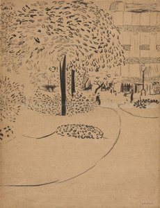 广场》，1910年。 作者 爱德华·维拉德