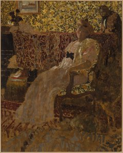坐在椅子上的女人 作者 Edouard Vuillard