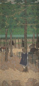 在树下，1894年 作者 爱德华·维拉德