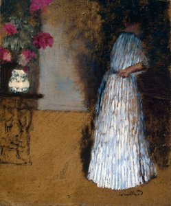 房间里的年轻女人》，1892-1893。 作者 爱德华·维拉德