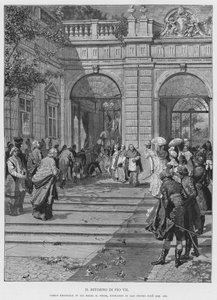 Il Ritorno Di Pio VII (engraving) 作者 爱德华多·马塔尼亚