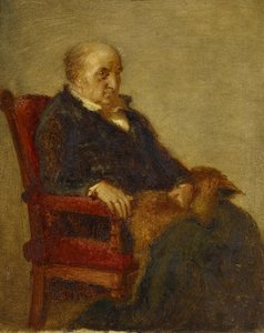 德语：Studie für das Porträt von Wilhelm von Schadow 威廉-冯-沙朵肖像研究