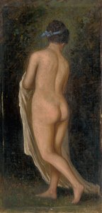 站立的女性裸体研究