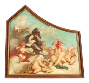 天花板绘画的一部分（傀儡寓言） 作者 爱德华·西奥多·里特·冯·格鲁茨纳