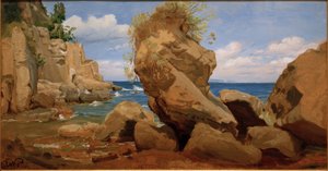 Küstenlandschaft bei Sorrent 作者 爱德华·威廉·珀斯